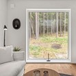 Fast fönster trä/aluminium insida