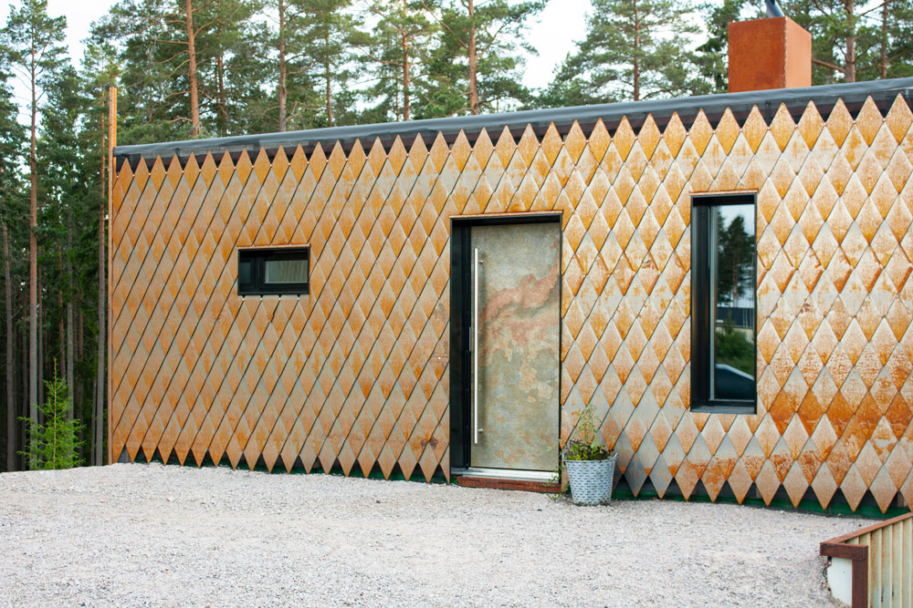 Hoveddør Berg 160 Argent på Swedish Herring House