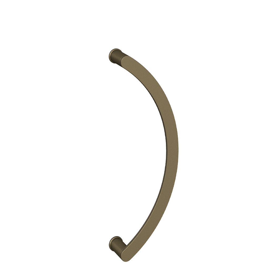 Pull handle FSB 6551 Blasted aluminum 0510 medium bronze anodised 450mm