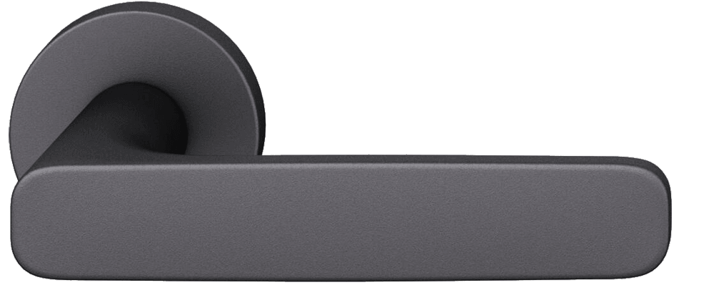 Handle FSB 1289 Alu 0810 blasted matt black for interior & exterior doors