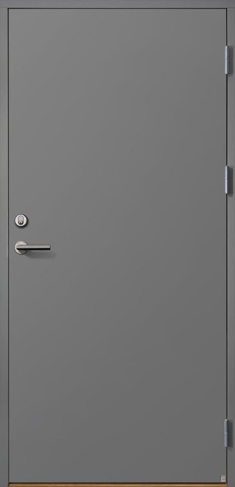 Front door slät 100, Optional: color stone grey