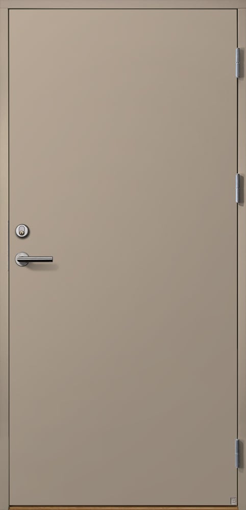 Front door slät 100, Optional: color greybeige