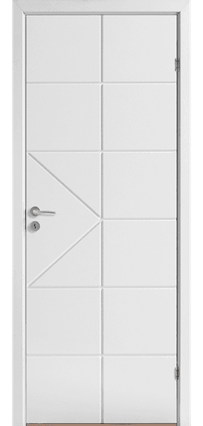 Ekstrand's interior door Deco Soft DS/12, Options: E-frame