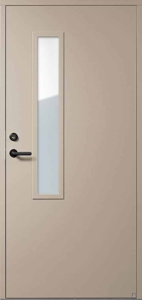 Ytterdörr slät G08 gråbeige