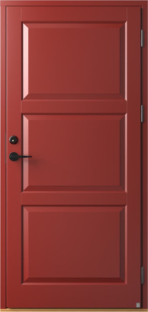 Exterior door Boston 560, optional: Color Swedish red