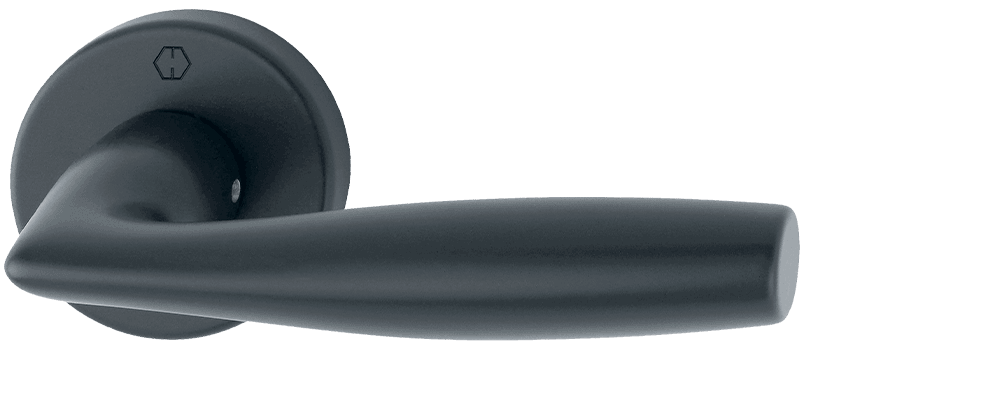 Hoppe Vitoria in matt black F9714