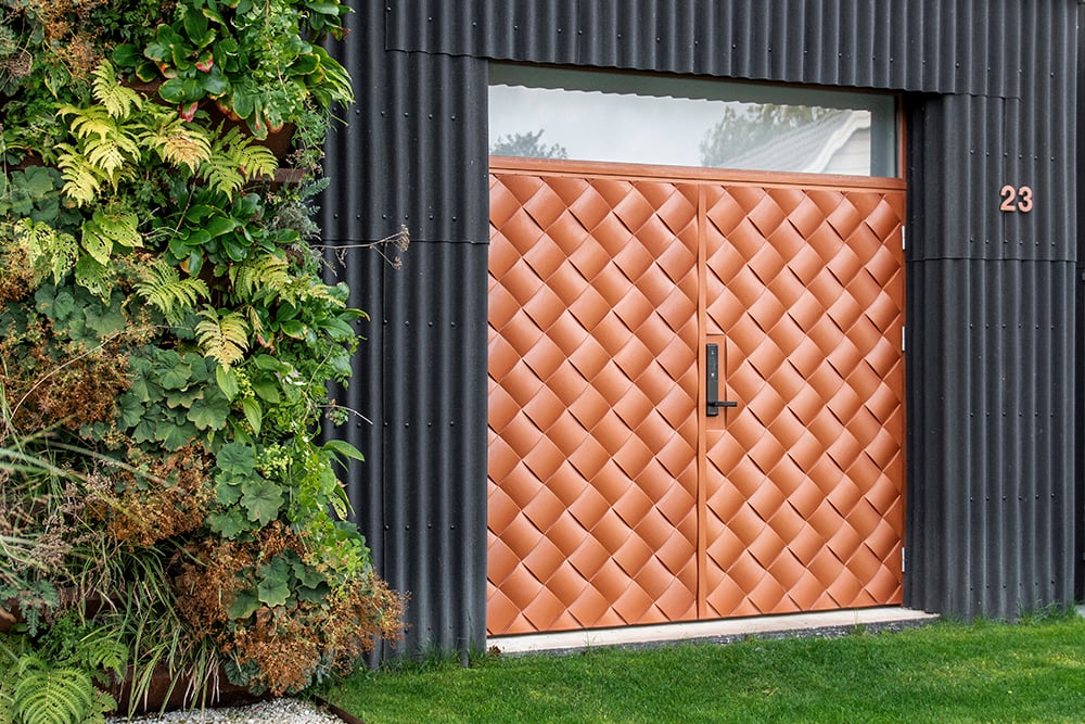 Swing gate Braid 180, optional: Special color (332 real copper metallic)
