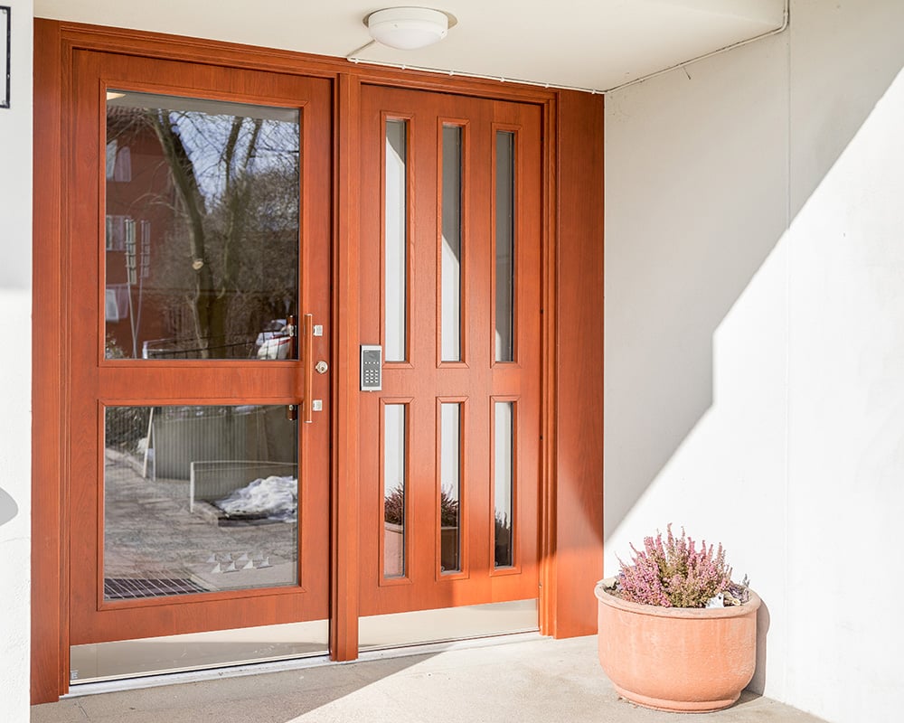 Entrance hall from Ekstrands in solid oak transparent stain