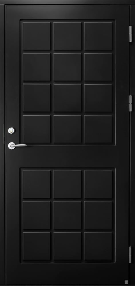 Ekstrands ytterdörr Block 600, Tillval: kulör svart RAL 9005