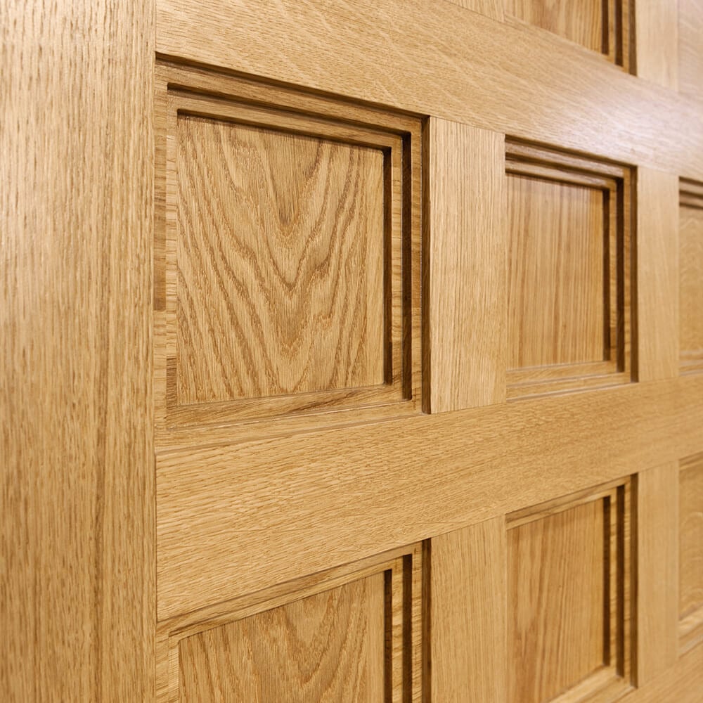 Detail of Lervik 121 in oak
