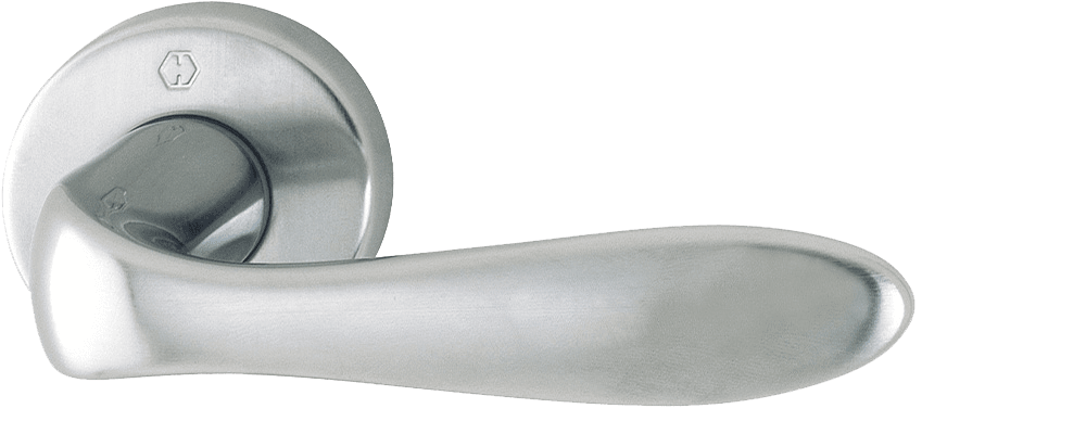 Door fitting HOPPE Genova chrome matte/polished F45R