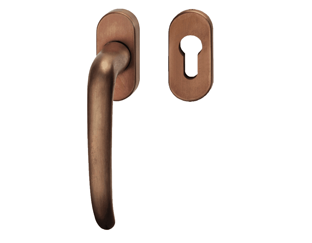 Fitting package with handle FSB 1023, note: only works on inward-opening French doors