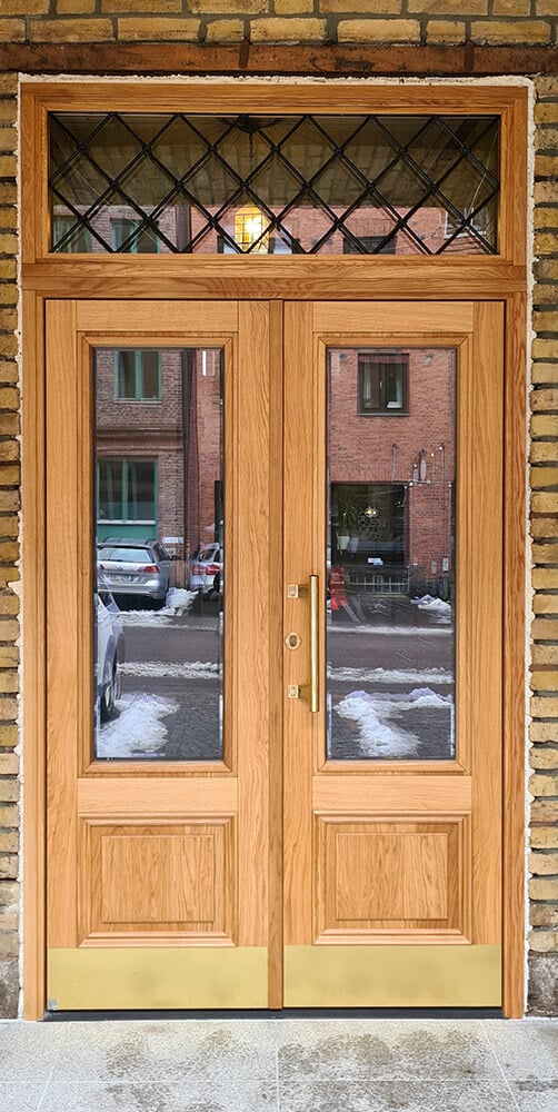 Entrance gate from Ekstrands