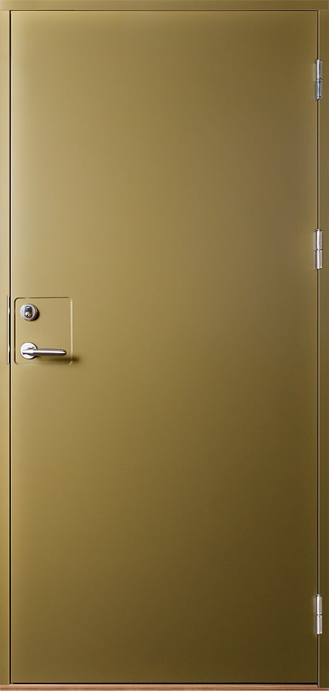 Ekstrands ytterdörr Plain 109, Tillval: kulör RAL 7008