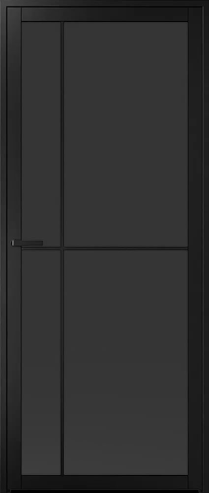 Form Slim AD 1, Optional: Color RAL 9005, not drilled for key plate, hidden hinges, PS frame