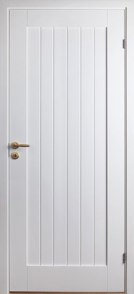 Ekstrand's interior door Form FO/1F, Options: Panel recessing, E-frame