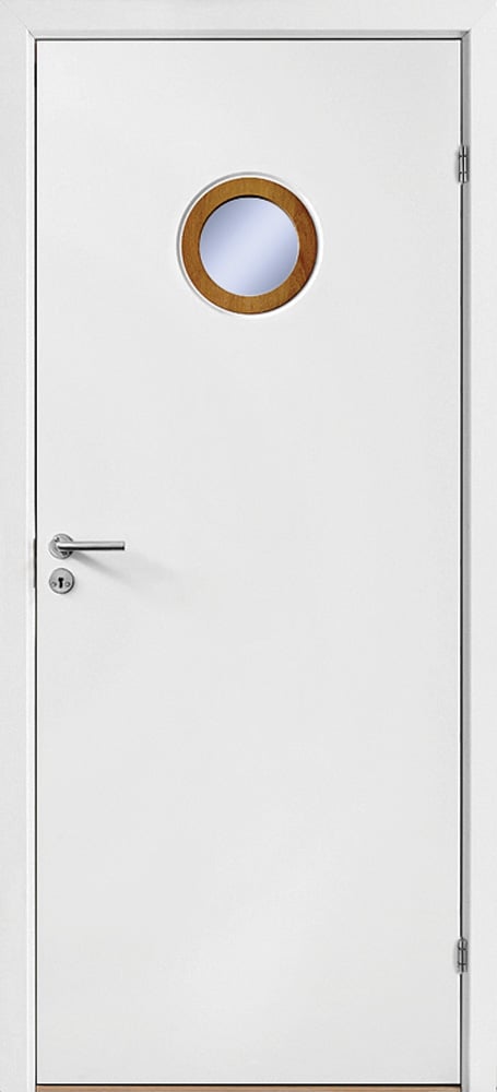 Ekstrand's interior door Deco Soft DS/G05, Options: oak glass strip