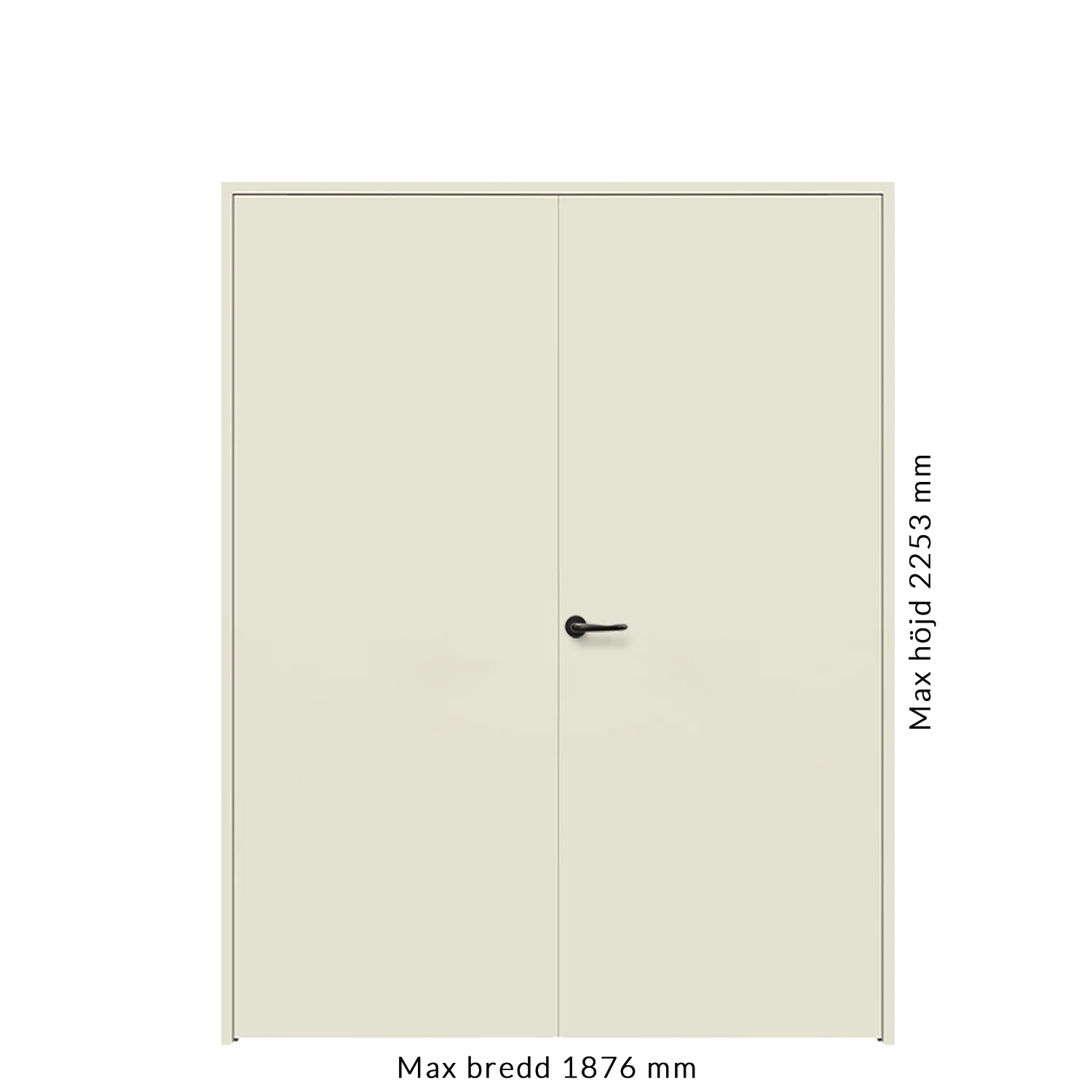 Parinnerdörr brand & ljud EI₂60/33 dB S200