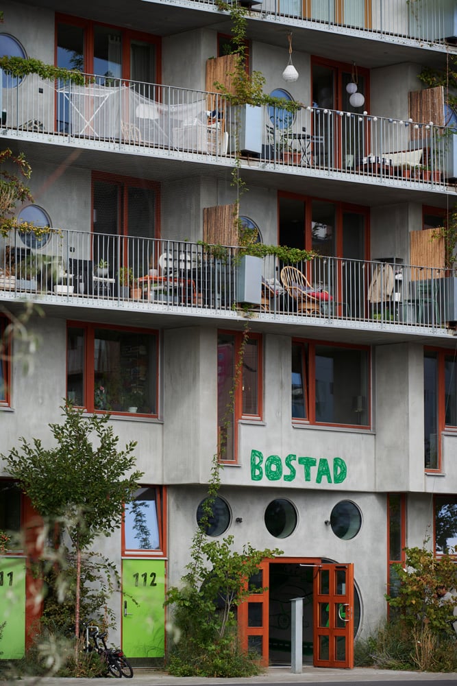 Fönster Energy Concept 90 & ytterdörrar från Ekstrands på BRF Ohboy, Arkitekt: Hauschild & Siegel