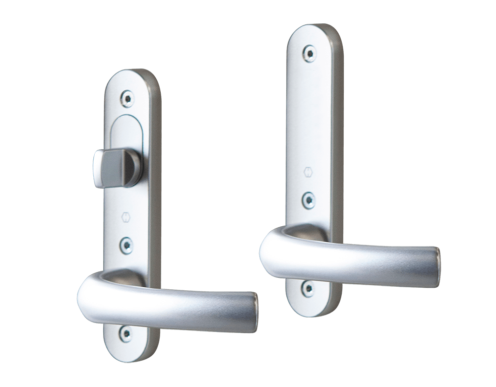 Standard handle outward-opening window door wood/aluminum modern