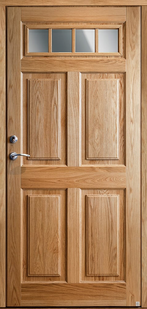 Exterior door Ascot 300 G48 SP0:3 oak with hidden hinges