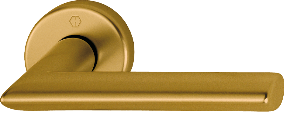 Hoppe Stockholm in aluminum F4 bronze