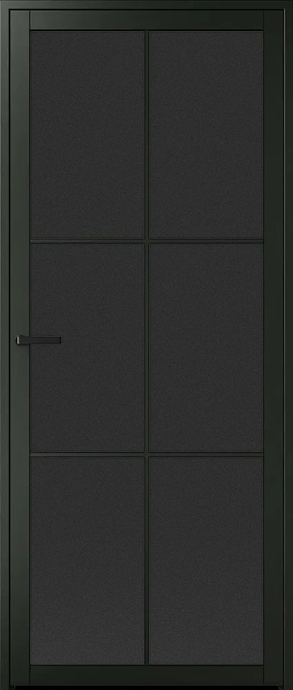 Form Slim FO/1S-LA SP6, Optional: Color RAL 6020, not drilled for key plate, hidden hinges, PS frame