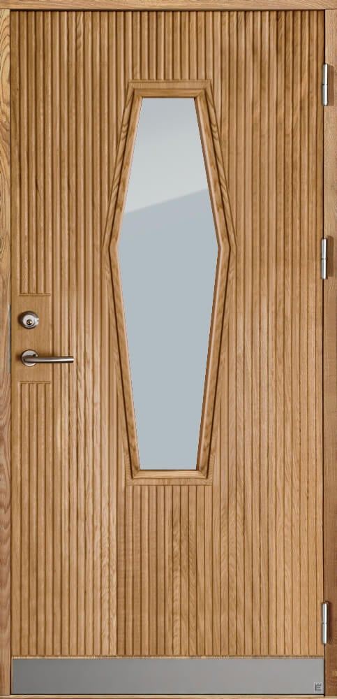 Ekstrands ytterdörr Arild 115S G55, Tillval: material ek