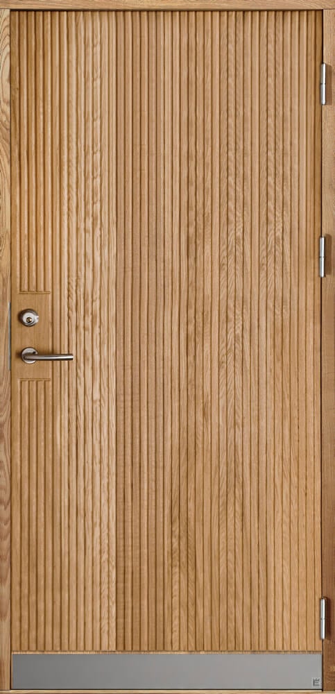 Front door Arild 115S, Optional: material oak