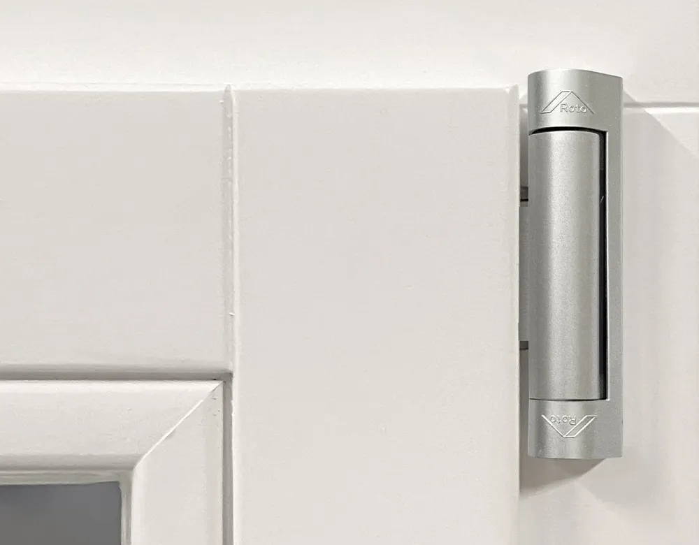 hinge covers silver color