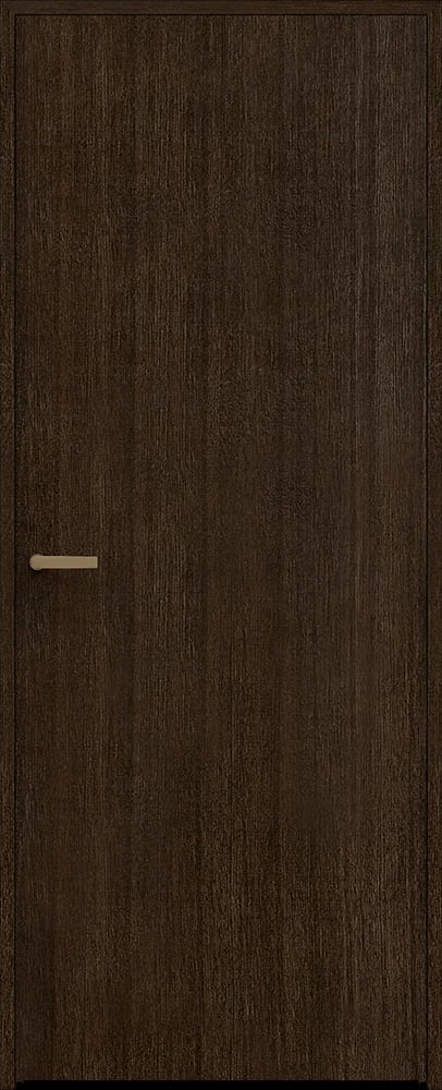 Ekstrands interior door Slät Oak Veneer "Standard Cut" Standing, Optional: oil black 3169, concealed hinges, not drilled for key plate, E-frame