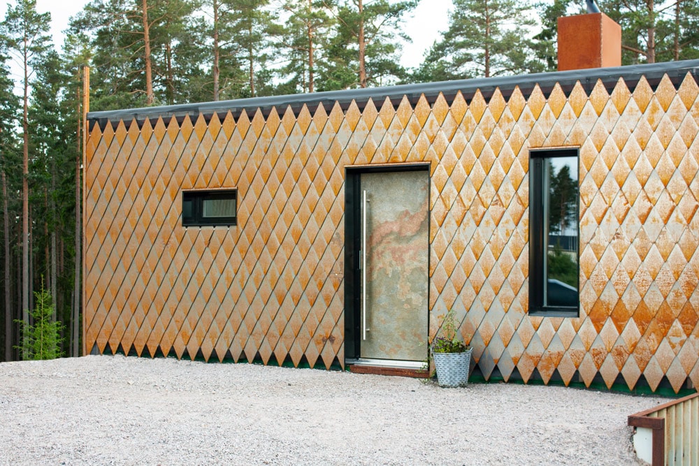Hoveddør Berg 160 Argent på Swedish Herring House