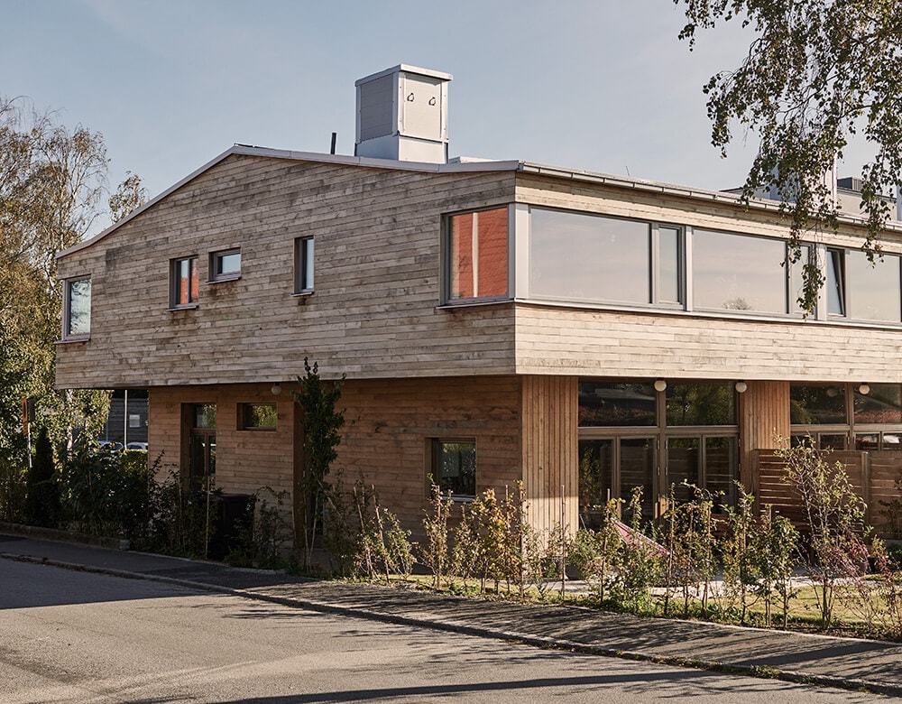 Vindue fra Ekstrands hos BRF Shiitake, Arkitekt: Hauschild & Siegel
