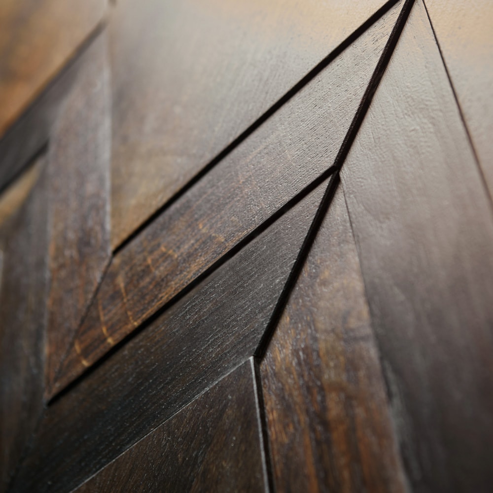 Limited edition exterior door Clue 100K in bog oak