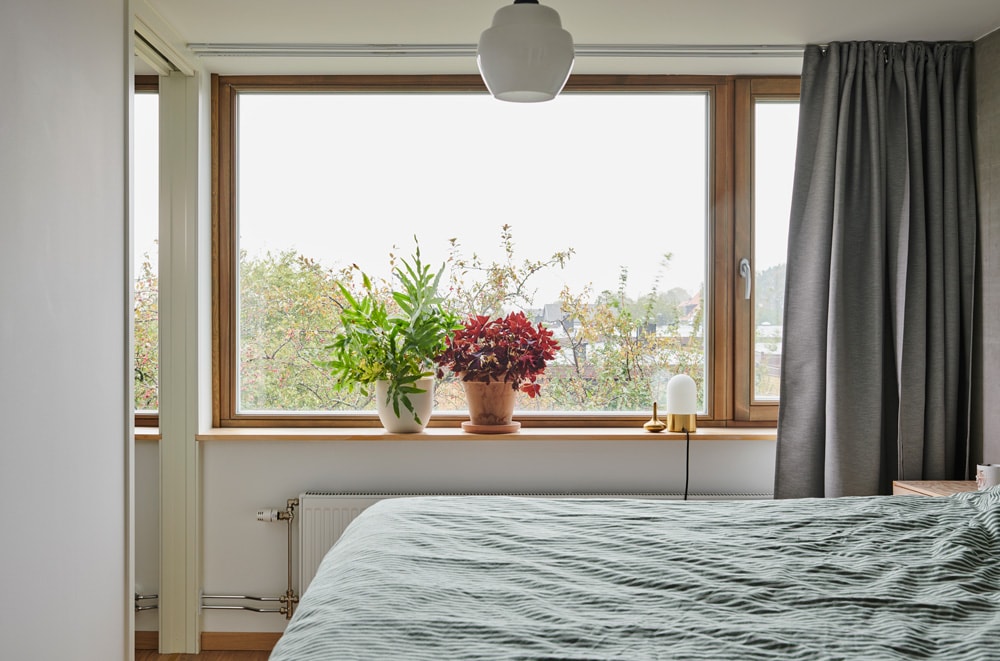 Oak windows from Ekstrands at BRF Shiitake, Architect: Hauschild & Siegel