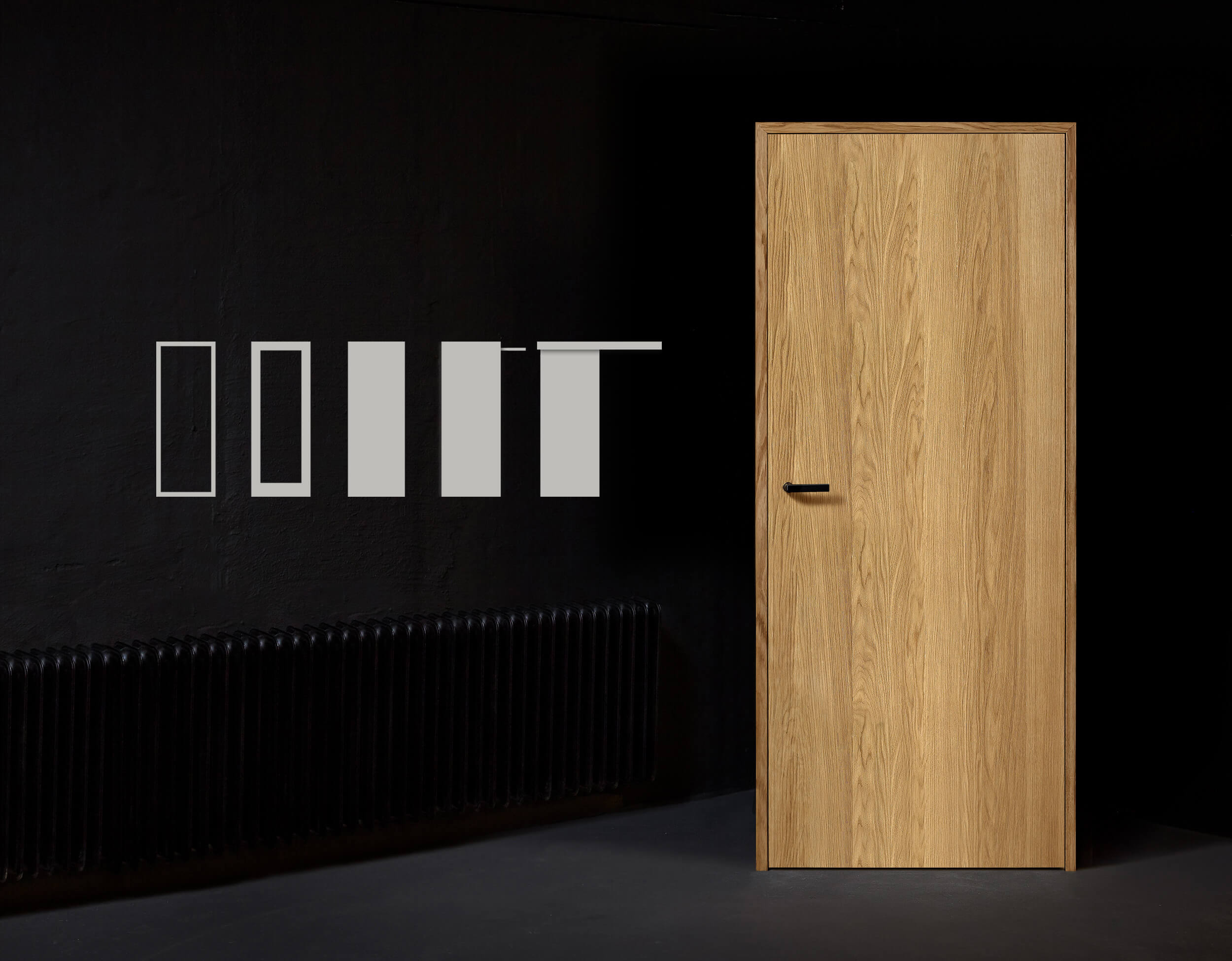 Ekstrands in collaboration with Krook&Tjäder - BAS-Family solid oak interior door