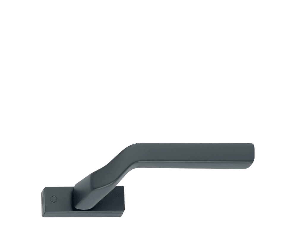 Window handle Hoppe Austin turned in black for pivot windows