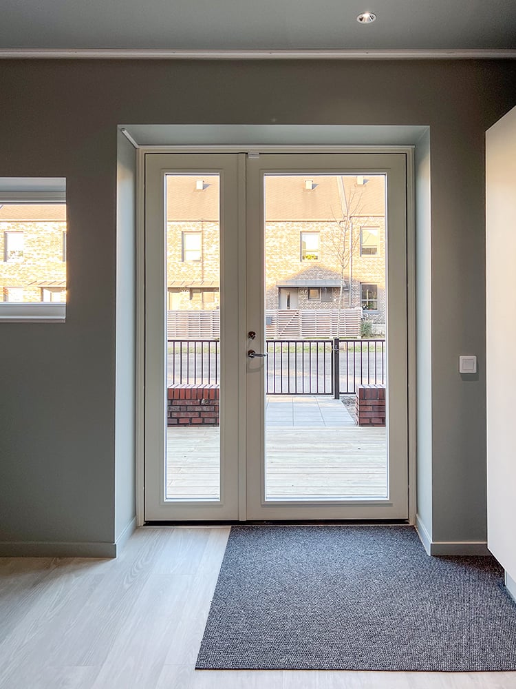 Front door Slät 100 GXXL as a double door