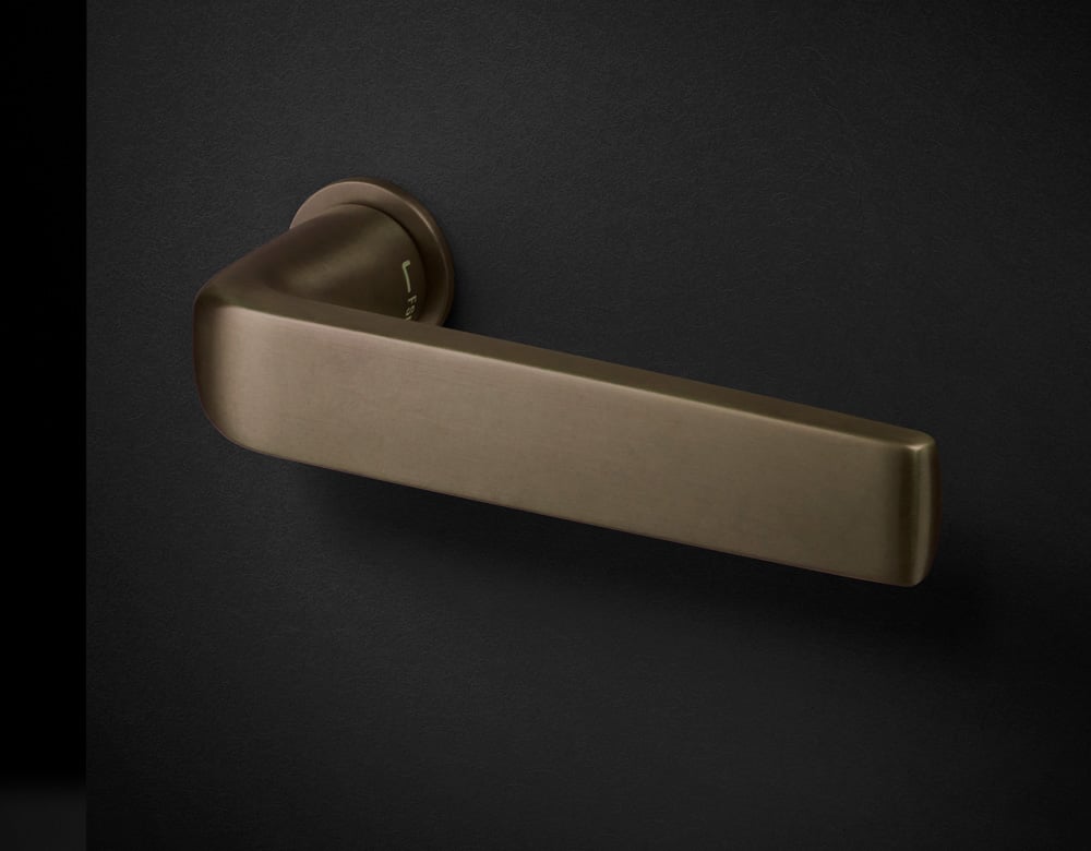 Designhåndtag FSB 1267 plug-in i solid bronze 7615