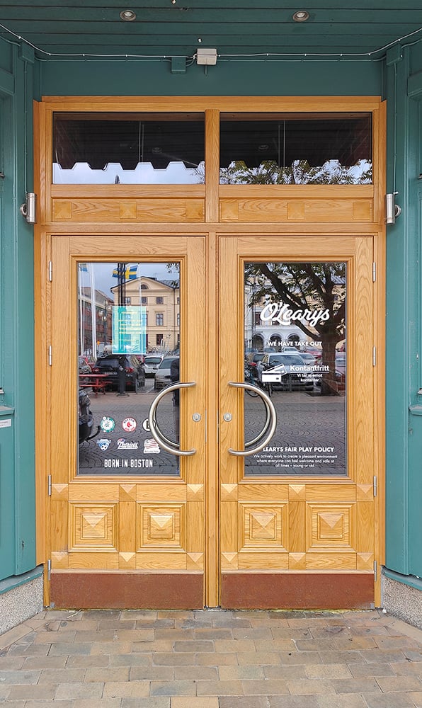 Entréport från Ekstrands i oljad ek