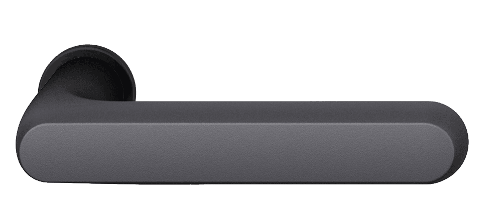 Handle FSB 1246 Plugin Alu 0810 blasted matt black for interior doors