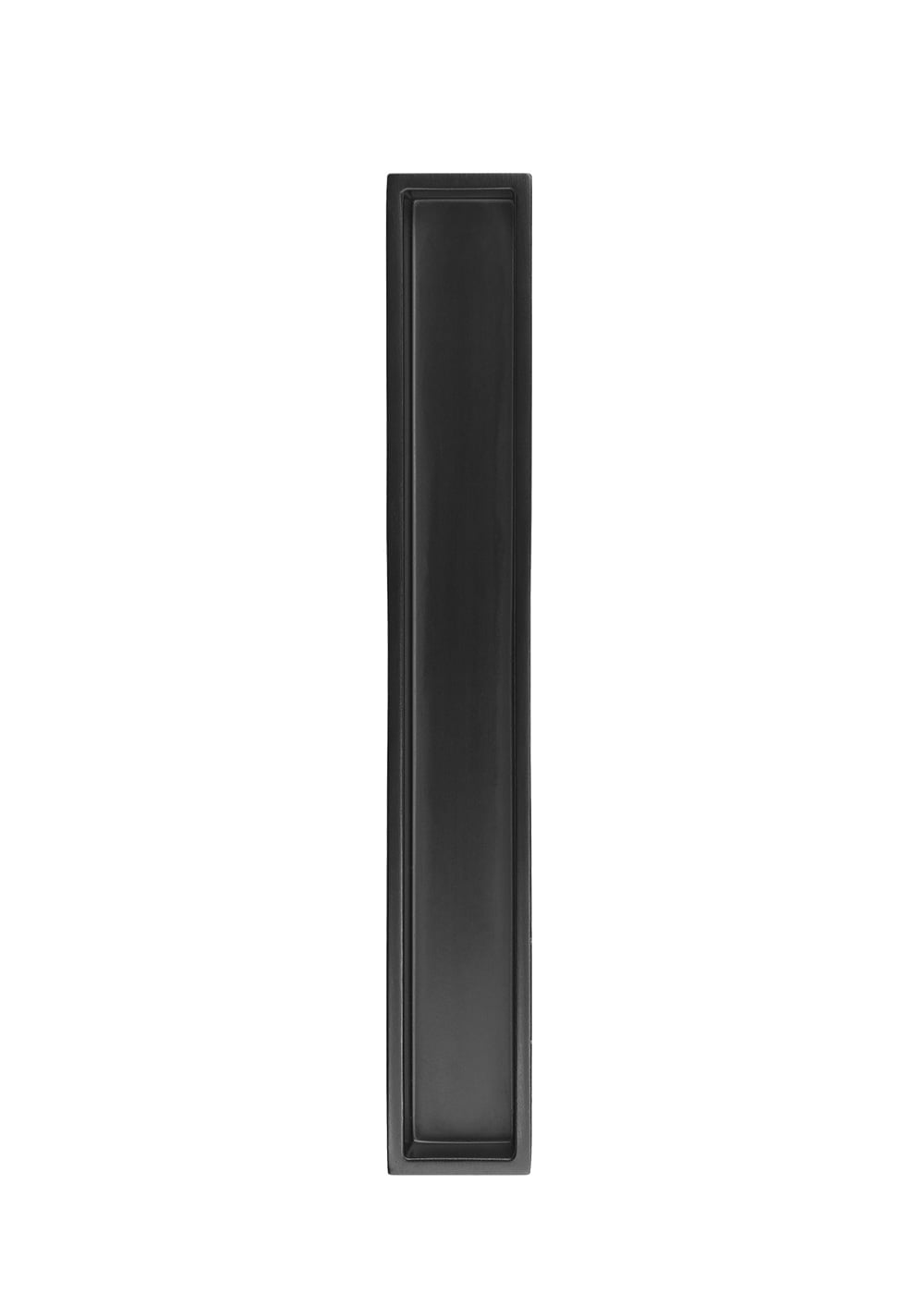 Skjutdörrsbeslag Cubic, 160x23,5 mm, svart (anpassning/fräsning av dörrbladet ingår i priset)