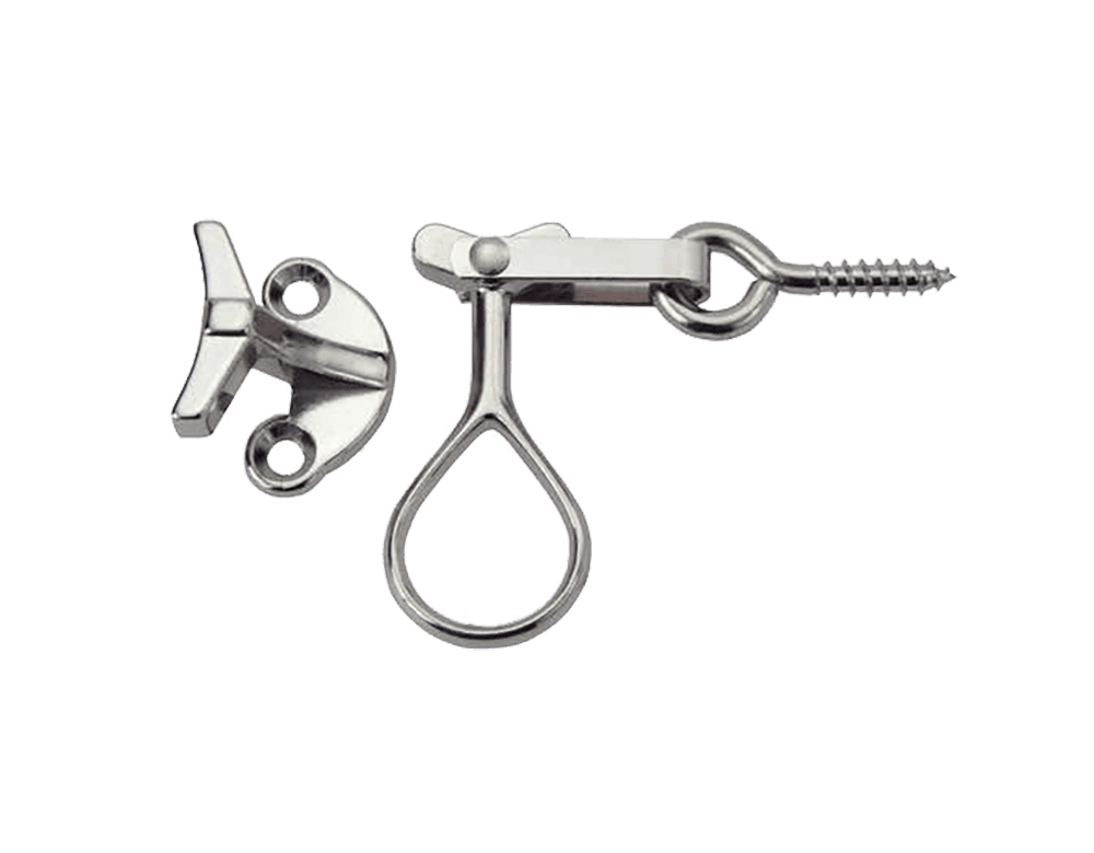 Window hooks for Ekstrands' outward-opening side-hung windows