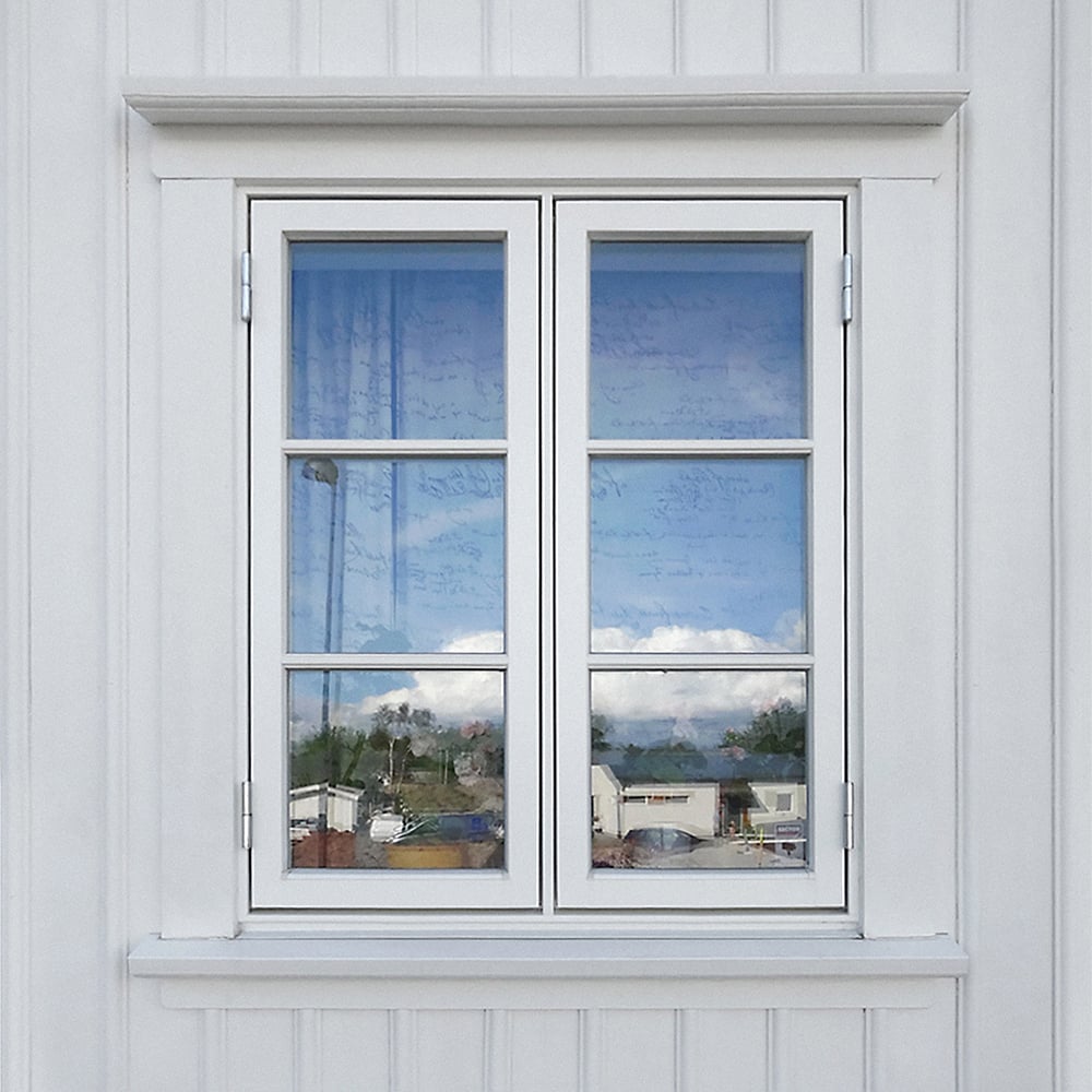 Outward opening wooden window, side-hung window with Vienna astragals WSP2:0