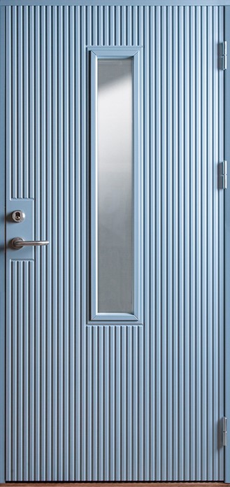 Ekstrands ytterdörr Arild 115S G08, Tillval: kulör ljus allmogeblå 4402