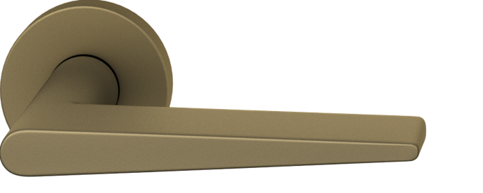 Handtag FSB 1005 Aluminium 0510 blästrad matt medium brons för inner- & ytterdörrar