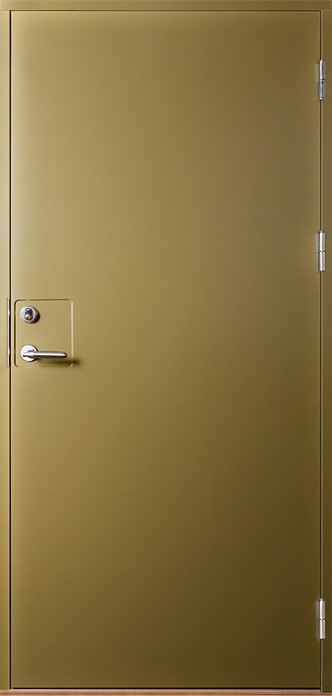 Ekstrands ytterdörr Plain 109, Tillval: kulör RAL 7008