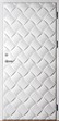 Ekstrands ytterdörr Braid 180 vit