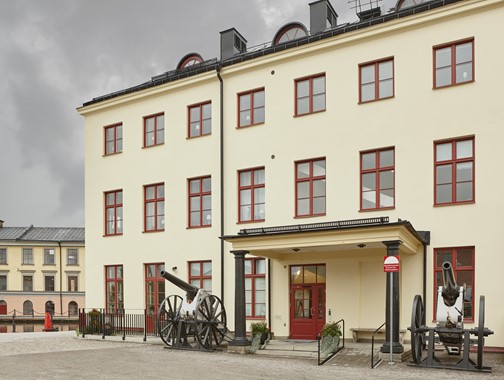 Brandklassade fönster från Ekstrands på Kanonhusholmen i Eskilstuna 