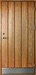 Ekstrands ytterdörr Plank 510, Tillval: material ek, borstad